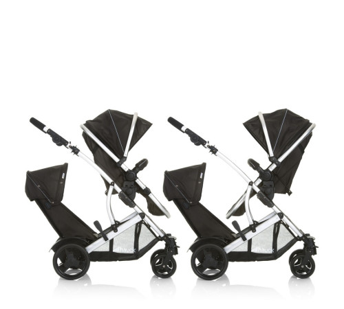 hauck Коляска для двух детей duett 2 black