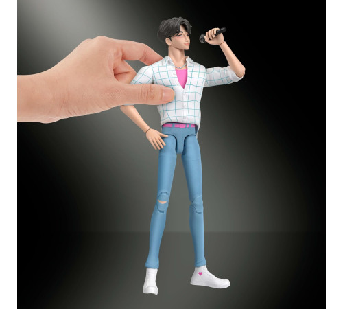 kpop demon hunters jry33 figurină jinu "soda pop" cu accesorii (17 cm)