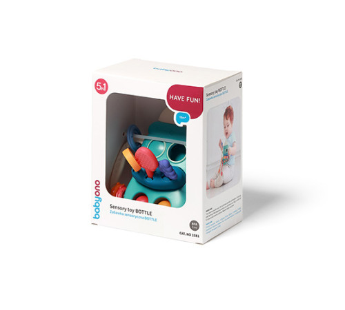 babyono-861 Сенсорная игрушка "Бутылочка" 1581
