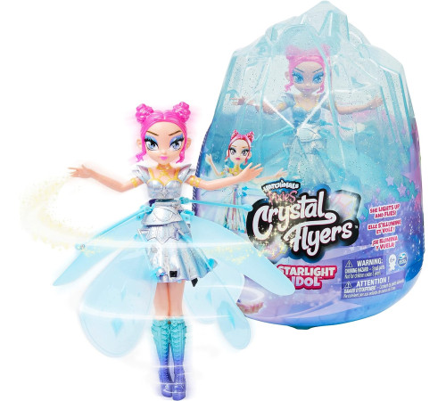  spin master hatchimals 6061661 Кукла Летающая Фея "pixie crystal" голубая