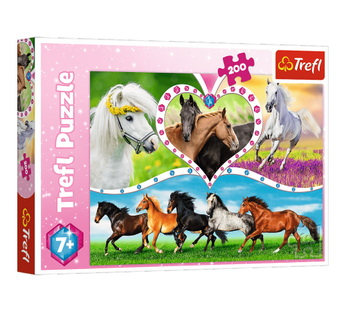  trefl 13248 puzzle "cai frumoși" (200 el.)