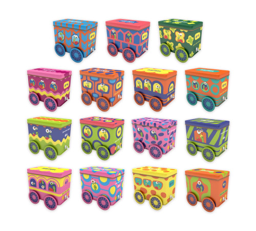  bob snail cutie cadou "express snack track" cu jucărie și autocolante (&icirc;n sort.)