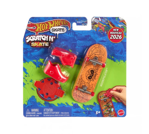 hot wheels hxm73 Игровой набор "Скейтборд и обувь: Крутое преобразование" (в асс.)