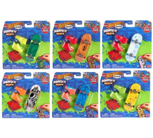  hot wheels hxm73 set de joacă "skateboard și pantofi: o transformare extraordinară" (in sort.)