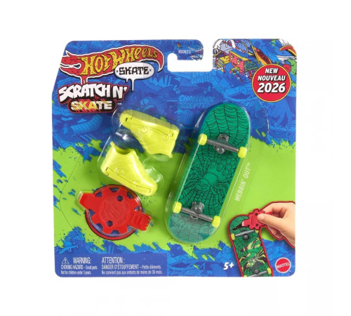 hot wheels hxm73 Игровой набор "Скейтборд и обувь: Крутое преобразование" (в асс.)