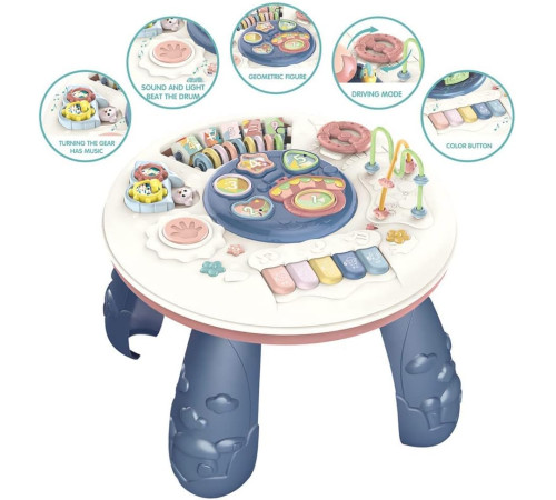 bibiin toys 648a-60 masă de joacă pentru copii (albastru închis)