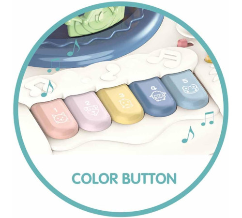 bibiin toys 648a-60 masă de joacă pentru copii (albastru închis)
