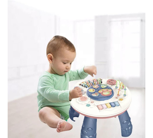bibiin toys 648a-60 masă de joacă pentru copii (albastru închis)