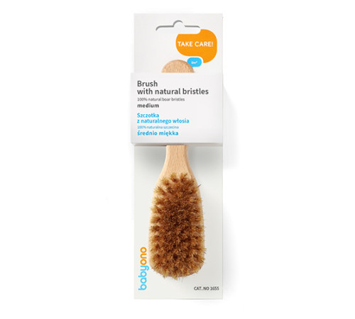 babyono-0991 1655 perie pentru bebeluși cu peri naturali pentru nou-născuți