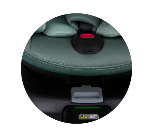 chipolino scaun auto "i-size isofix maximus" stkmm02404pg (40-150 cm.) verde