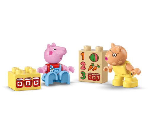 lego duplo 10468 constructor "tractor și piață" (18 el.)