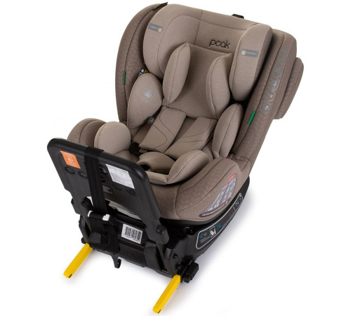 chipolino scaun auto "i-size isofix 360 peak" stkpk02403ma (40-150 cm.) macadamia