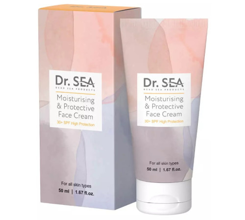  dr.sea Увлажняющий и защитный крем для лица spf30+ (50 мл) 020790