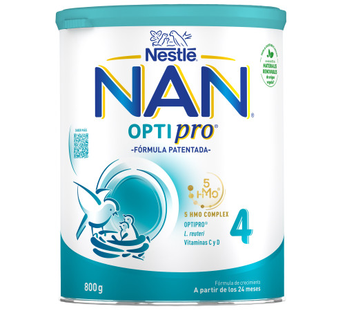 Сухая молочная смесь nan opti pro 4 (24 м+) 800 gr.