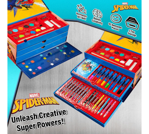 total office spn-1113 set de pictura "spider man" (42 piese)