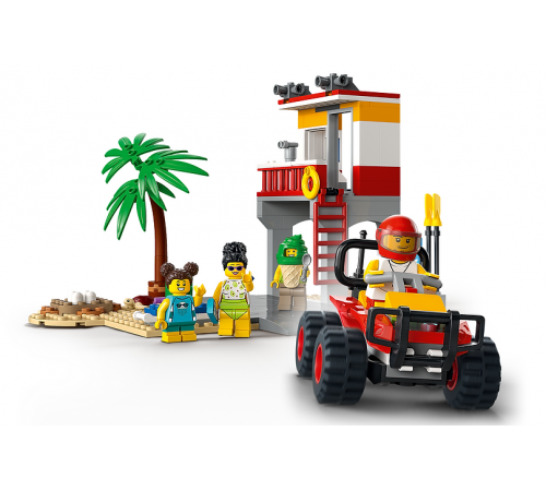 lego city 60328 Конструктор "Пост спасателей на пляже" (211 дет.)