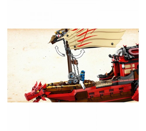 lego ninjago 71705 Конструктор "Летающий корабль Мастера Ву" (1781 дет.)