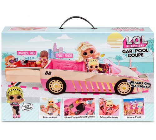 Детский магазин в Кишиневе в Молдове L.O.L. 565222 Игровой набор с куклой Surprise! серия Lights "Кабриолет" l.o.l. 565222 Игровой набор с куклой surprise! серия lights "Кабриолет"