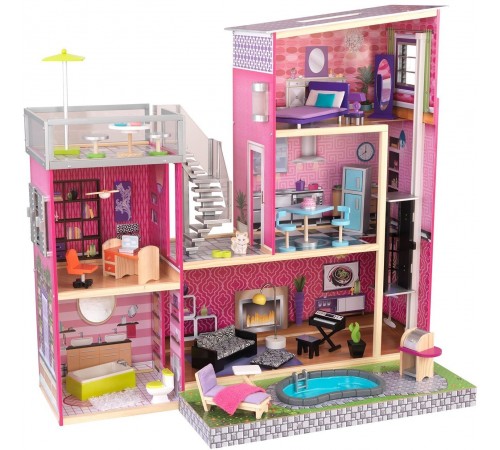  kidkraft 65833 Домик для кукол uptown dollhouse