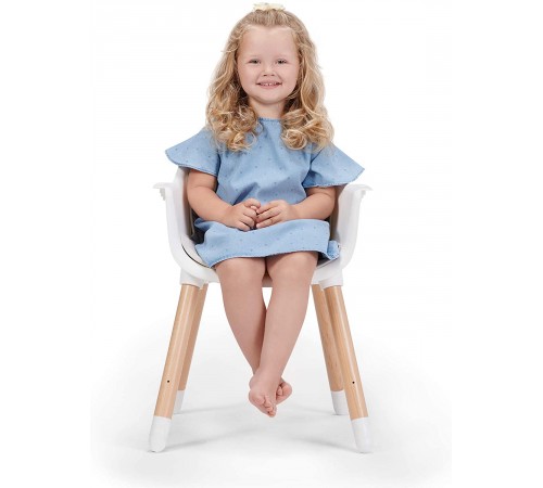 kinderkraft Стульчик для кормления sienna серый
