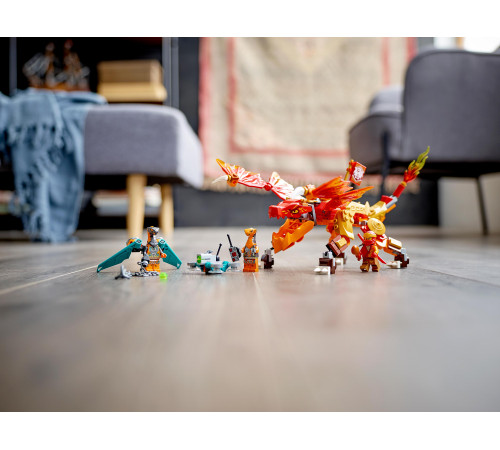 lego ninjago 71762 constructor "fire dragon evo kaya" (204 el.)