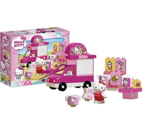 androni 8693-00hk constructor hellokitty "ice cream cafe" (26 el.)