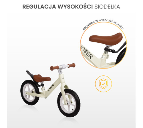 toyz-02541 bicicletă de echilibru "inter" (mint)