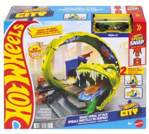 hot wheels jbm63 set de joacă "atac de șarpe"