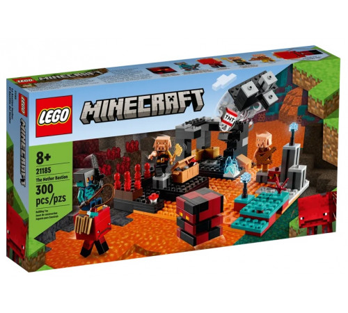  lego minecraft 21185 Конструктор "Нижний бастион" (300 дет.)