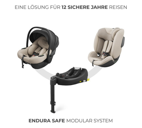 kinderkraft Модульная система 3 в 1 "endura safe" бежевый