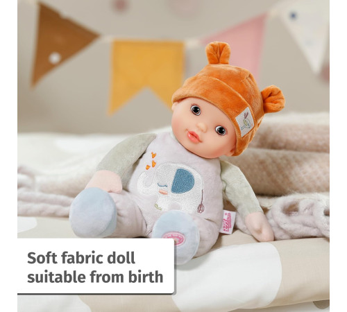 zapf creation 710722 păpușă moale baby annabell sweetie sand (30 cm)