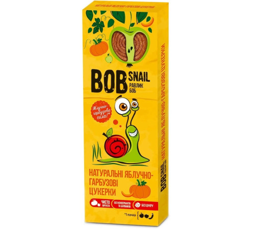  bob snail bomboane naturale "mere-dovleac" (30 gr.)