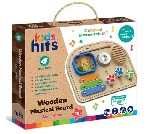 Jucării pentru Copii - Magazin Online de Jucării ieftine in Chisinau Baby-Boom in Moldova kids hits kh20/038 tablă din lemn "leo tunes"