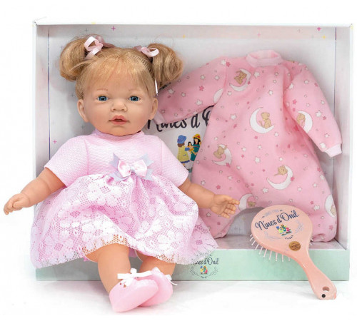 Детский магазин в Кишиневе в Молдове nines 5123 Кукла плачущая с аксессуарами "rose set" (40 см.)