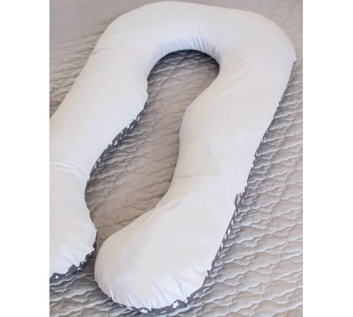 veres 301.15.05 pernă pentru gravide &icirc;n formă de u (140х75 cm.) gri\bej