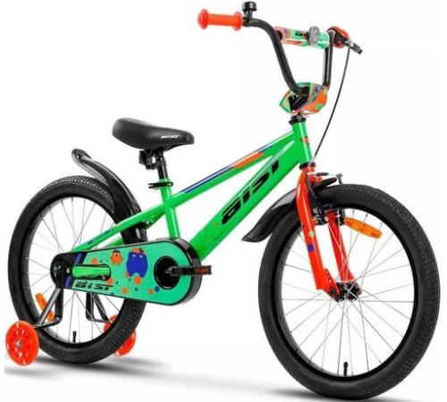 Велосипед 16-04 "aist pluto 16" зелёный