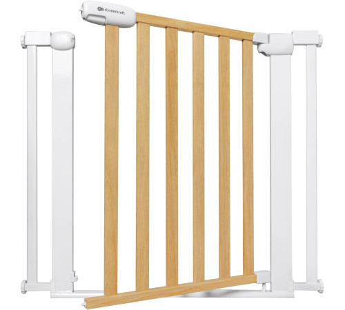 kinderkraft Ворота безопасности "lock&go" (75-103 см.)  дерево