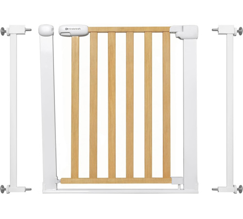 kinderkraft Ворота безопасности "lock&go" (75-103 см.)  дерево