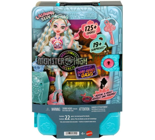 monster high jdr51 Кукла Лагуна "Кошмарные каникулы: Ужас-секреты"