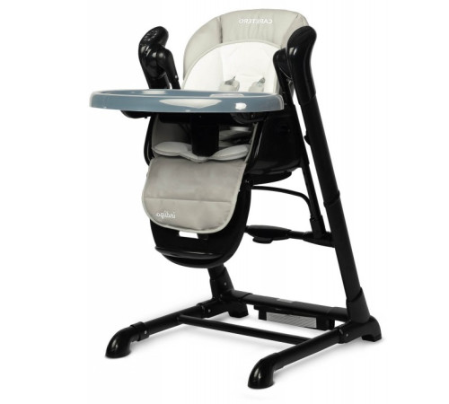 caretero 7650 Стул для кормления - качели "indigo" чёрный 