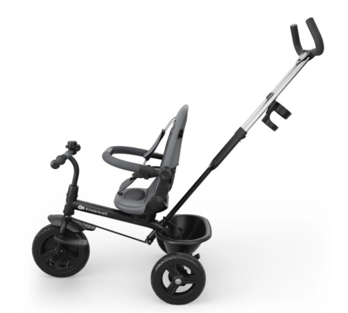 kinderkraft Детский трицикл aston 2 plus (серый)