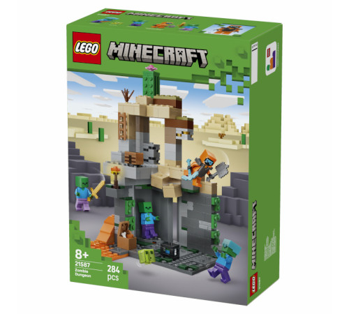  lego minecraft 21587 constructor "zombie dungeon" (284 el.)