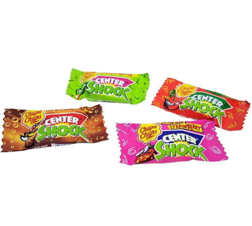 Детское питание в Молдове chupa chups Жевательная резинка "center shock" (4 гр.) в асс.