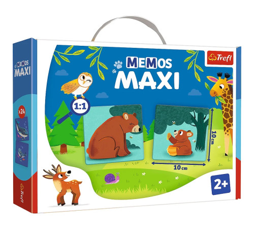 Jucării pentru Copii - Magazin Online de Jucării ieftine in Chisinau Baby-Boom in Moldova trefl 02268 joc de masă "memos maxi animal"