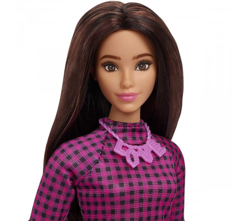 barbie hbv20 papusa "fashionista" intr-o rochie roz