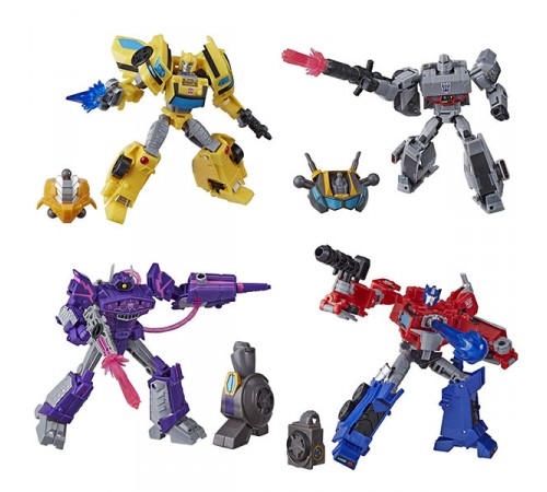 transformers e7053 set de joc "cyberverse deluxe" (12 cm.) in sort.