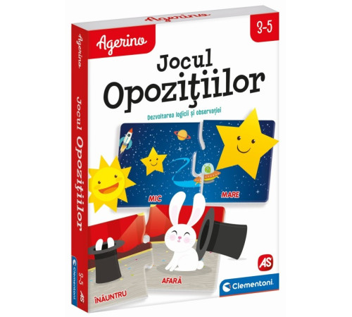 as kids 1024-50841 Развивающая игра agerino "Противоположности" (рум.)