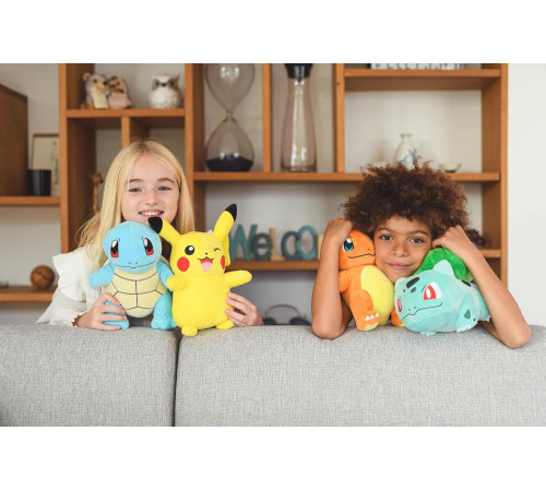 jazwares pkw97730 jucărie mare din pluș  "pok&eacute;mon: pikachu premium" (30 cm)