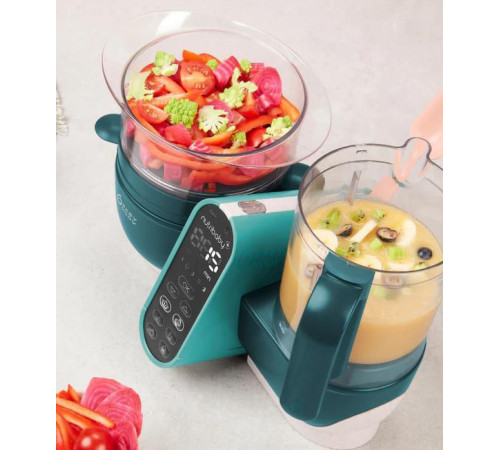 babymoov  a001136 robot multifunctional 6 in 1 "nutribaby+ opal green"