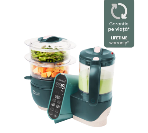 babymoov  a001136 robot multifunctional 6 in 1 "nutribaby+ opal green"